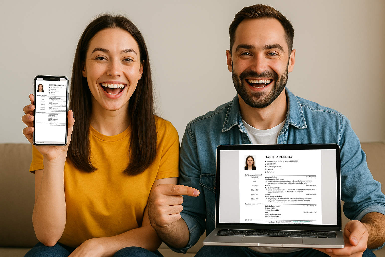 Exemplo de currículo